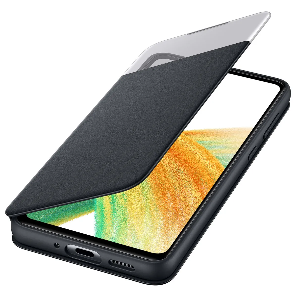 Samsung Θήκη View Cover για Samsung Galaxy A33 5G Μαύρη