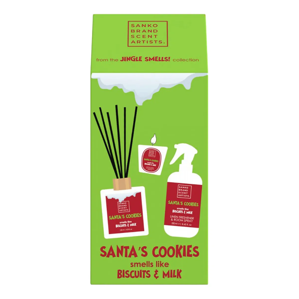 Sankoscent Santa's Cookies Gift Box