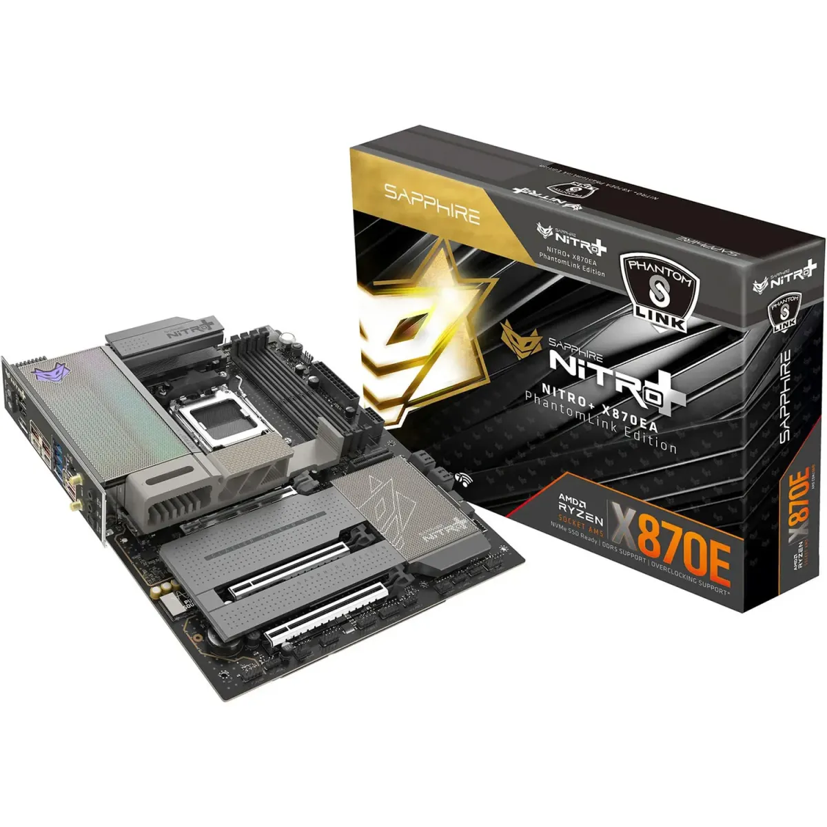 Sapphire Motherboard X870EA Nitro+ WIFI7 (X870E/AM5/DDR5)
