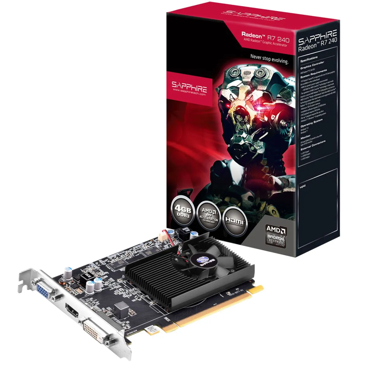 Sapphire VGA R7 240 Boost 4 GB