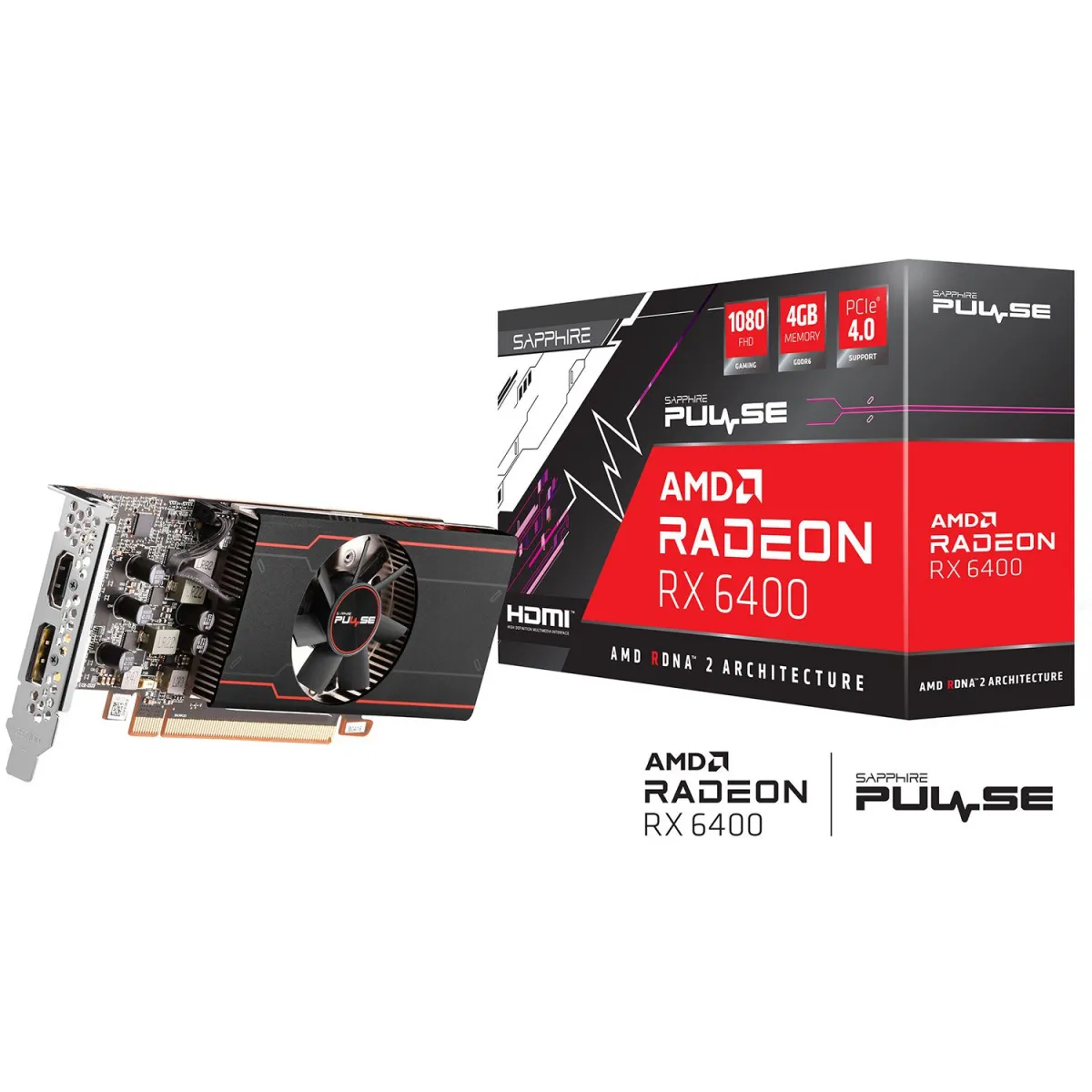 Sapphire VGA Radeon RX 6400 Pulse 4 GB