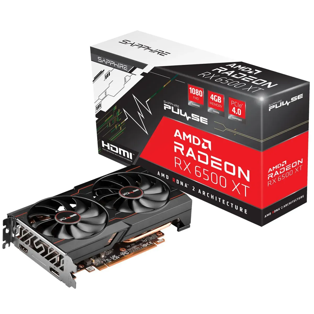 Sapphire VGA Radeon RX 6500 XT PULSE 4 GB
