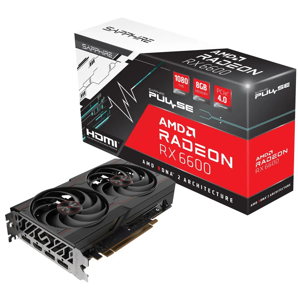 Sapphire VGA Radeon RX 6600 PULSE 8 GB