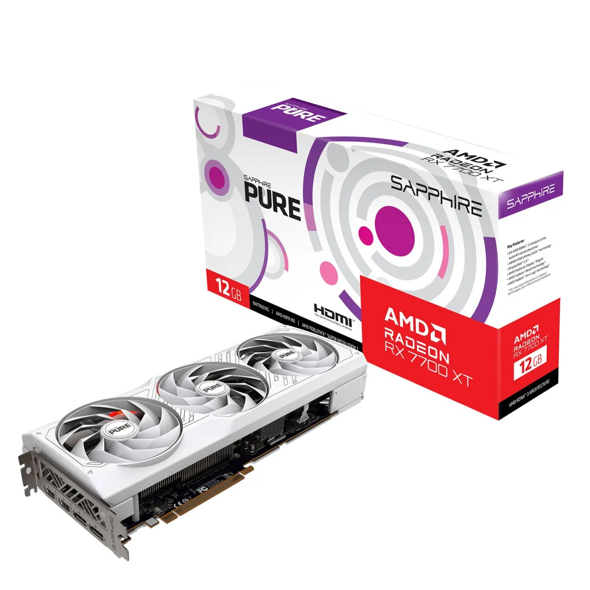 Sapphire VGA Radeon RX 7700 XT Pure 12 GB