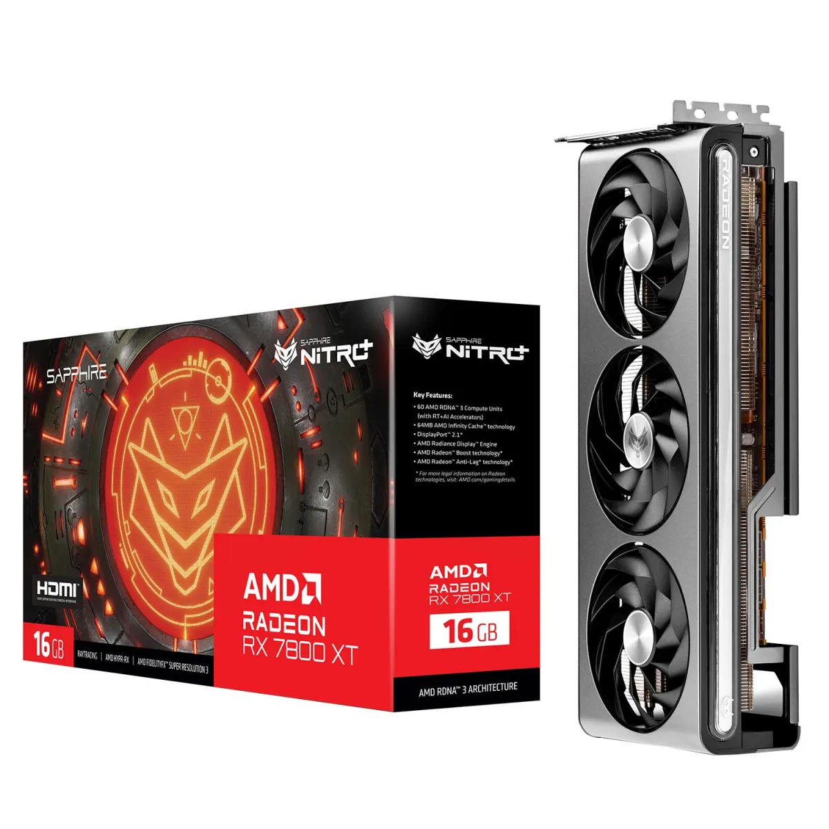 Sapphire VGA Radeon RX 7800 XT Nitro+ 16 GB