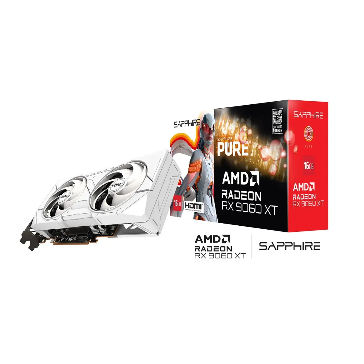 Sapphire VGA Radeon RX 9060 XT PURE OC 16 GB