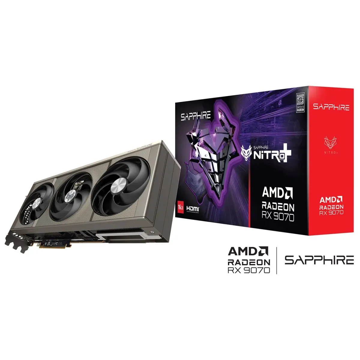 Sapphire VGA Radeon RX 9070 NITRO+ OC 16 GB