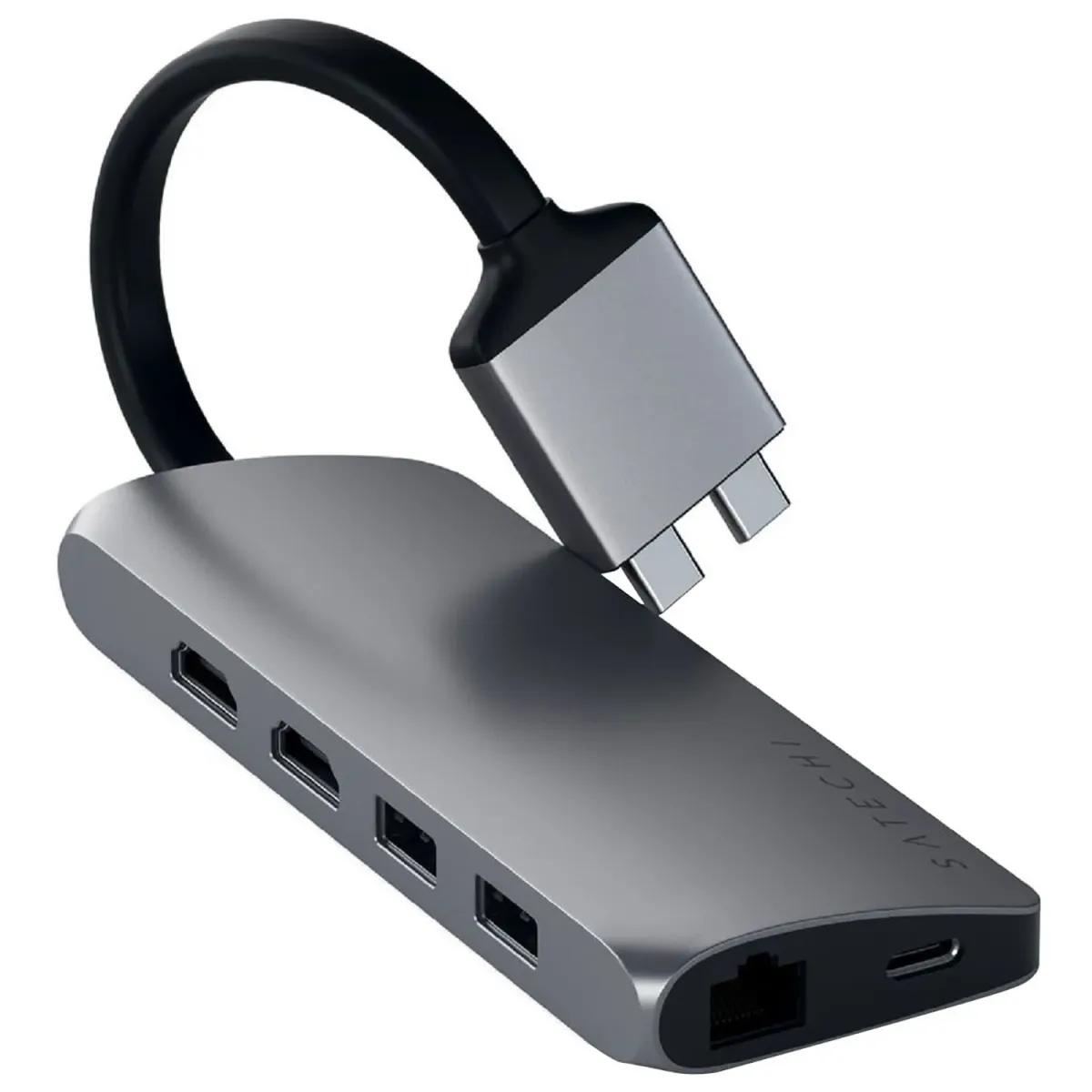 Satechi USB-C Dual to Multiport Adapter (HDMI/Ethernet/SD/USB-A/USB-C)
