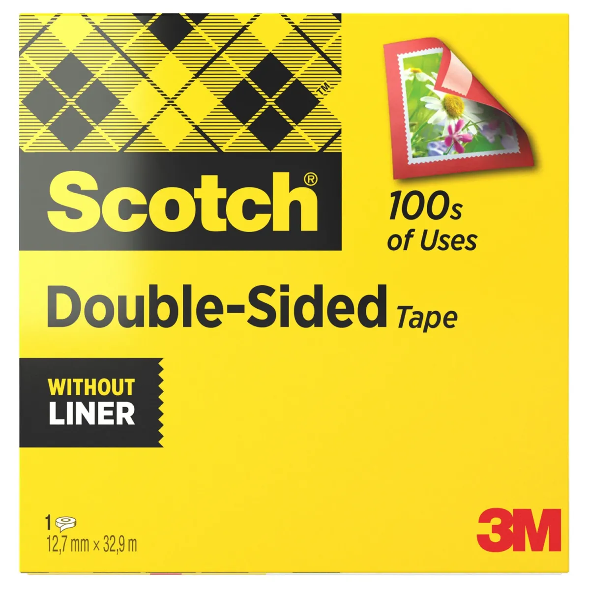 Scotch Κολλητική Ταινία Διπλής Όψης Διάφανη 665 12mm x 33m