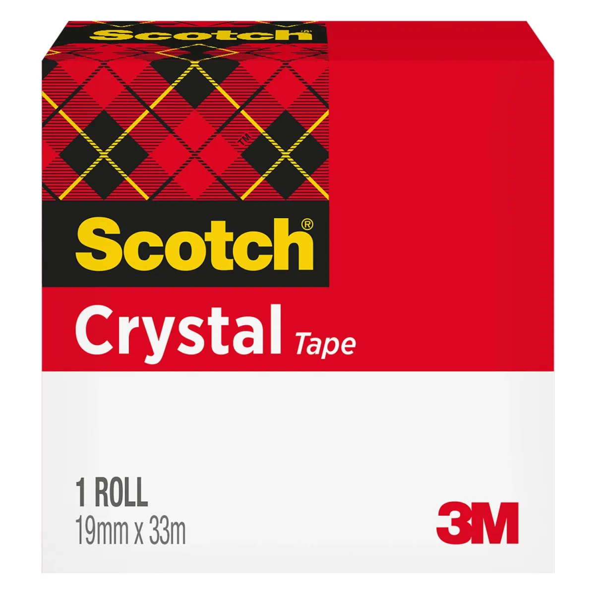 Scotch Κολλητική Ταινία Crystal Clear 600 19mm x 33m