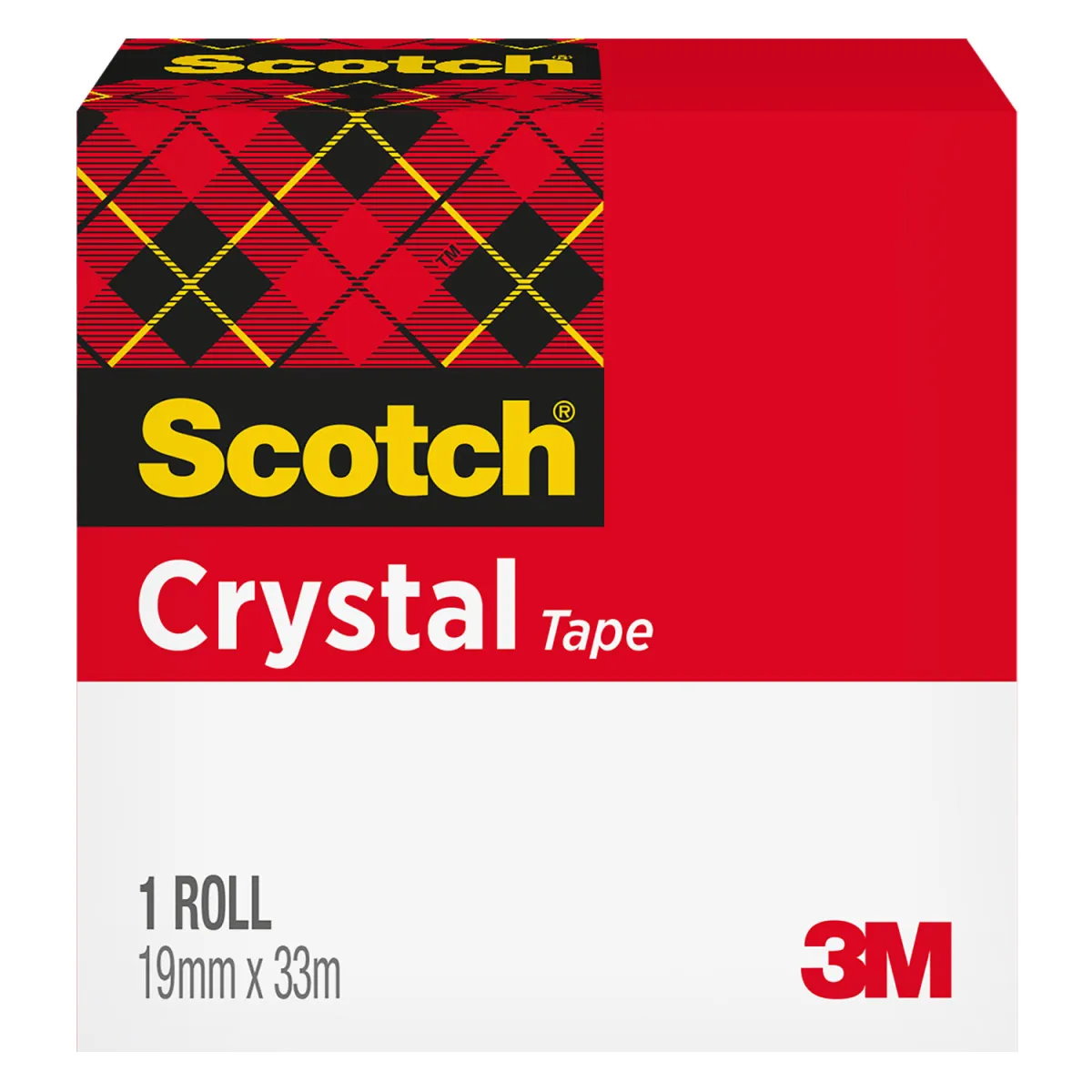 Scotch Κολλητική Ταινία Crystal Clear 600 19mm x 33m