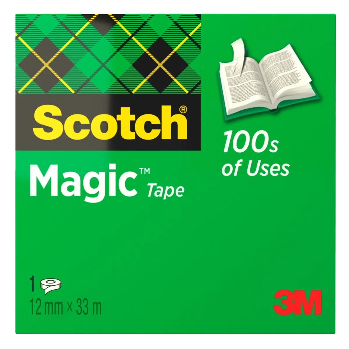 Scotch Κολλητική Ταινία Magic Invisible 810 12mm x 33m