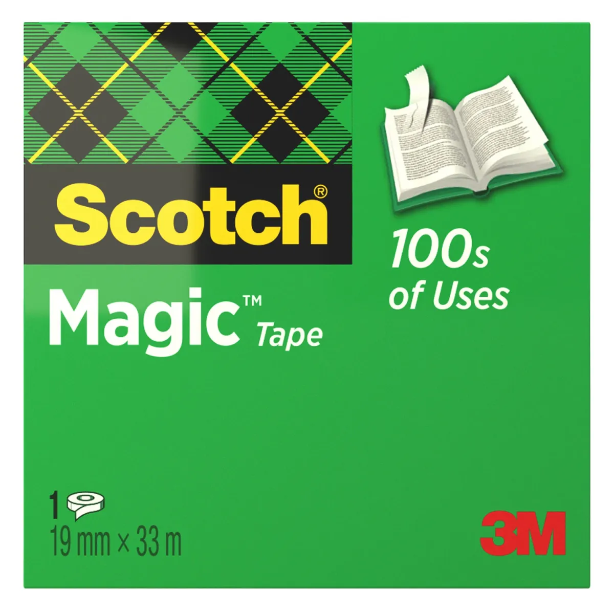 Scotch Κολλητική Ταινία Magic Invisible 810 19mm x 33m