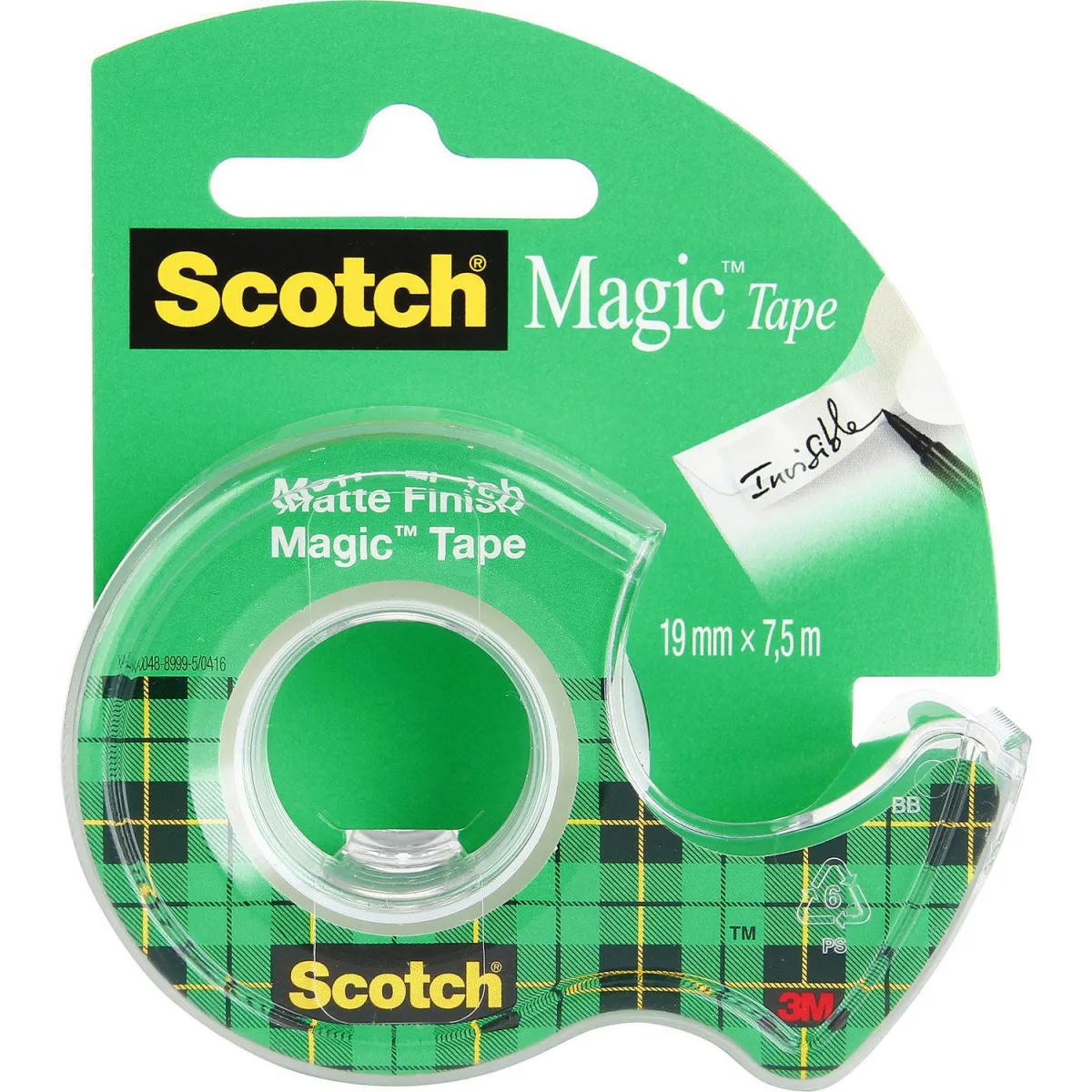 Scotch Βάση Κολλητικής Ταινίας με Magic Tape 19mm x 7.5m