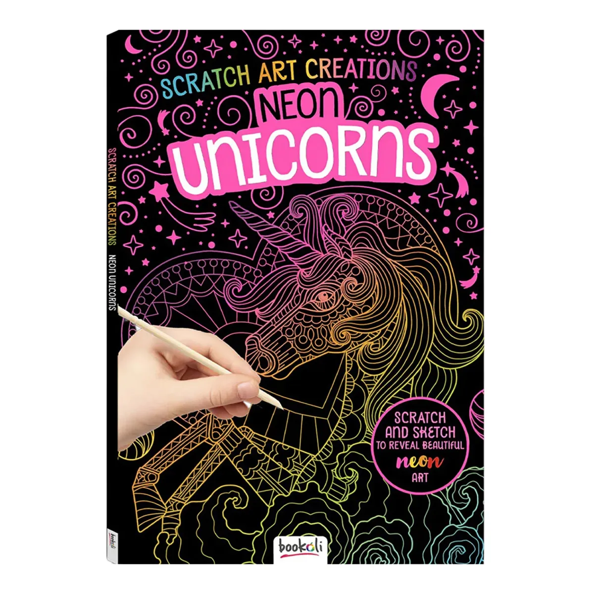 Scratch Art Creations Neon Unicorns