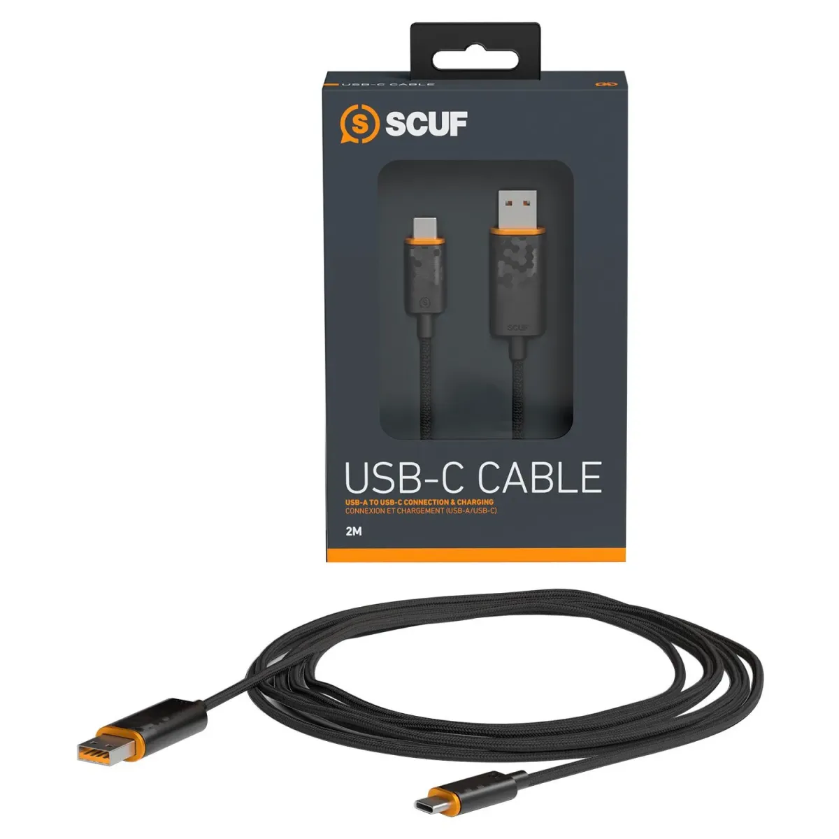 SCUF USB-C Charge Cable Black 2m
