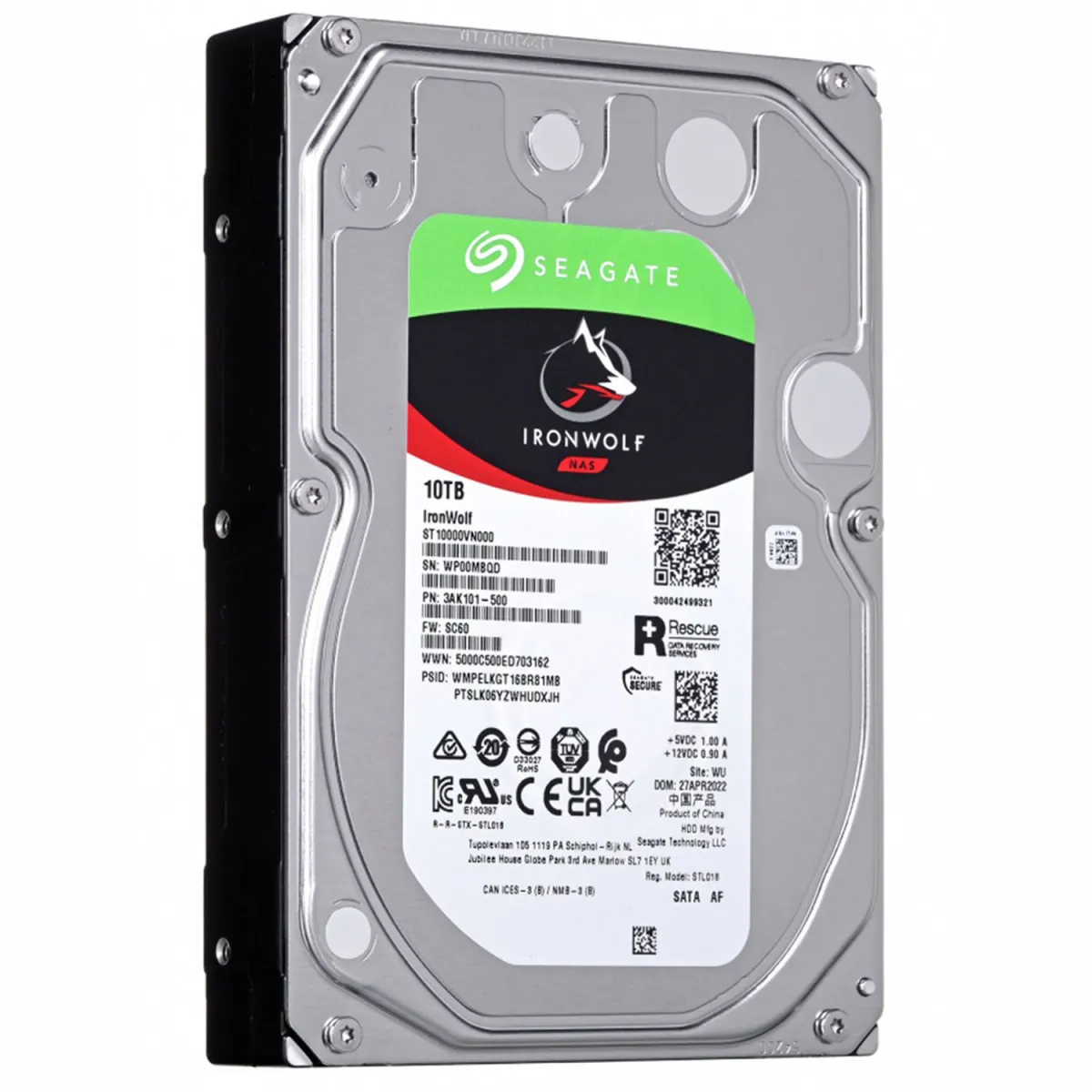 Seagate HDD IronWolf 10TB 3.5"