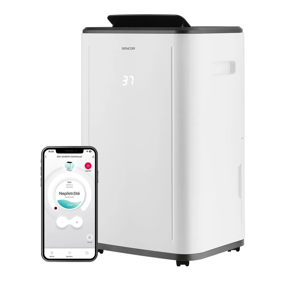Sencor SDH 2028WH Αφυγραντήρας 20,00 Lt/24h