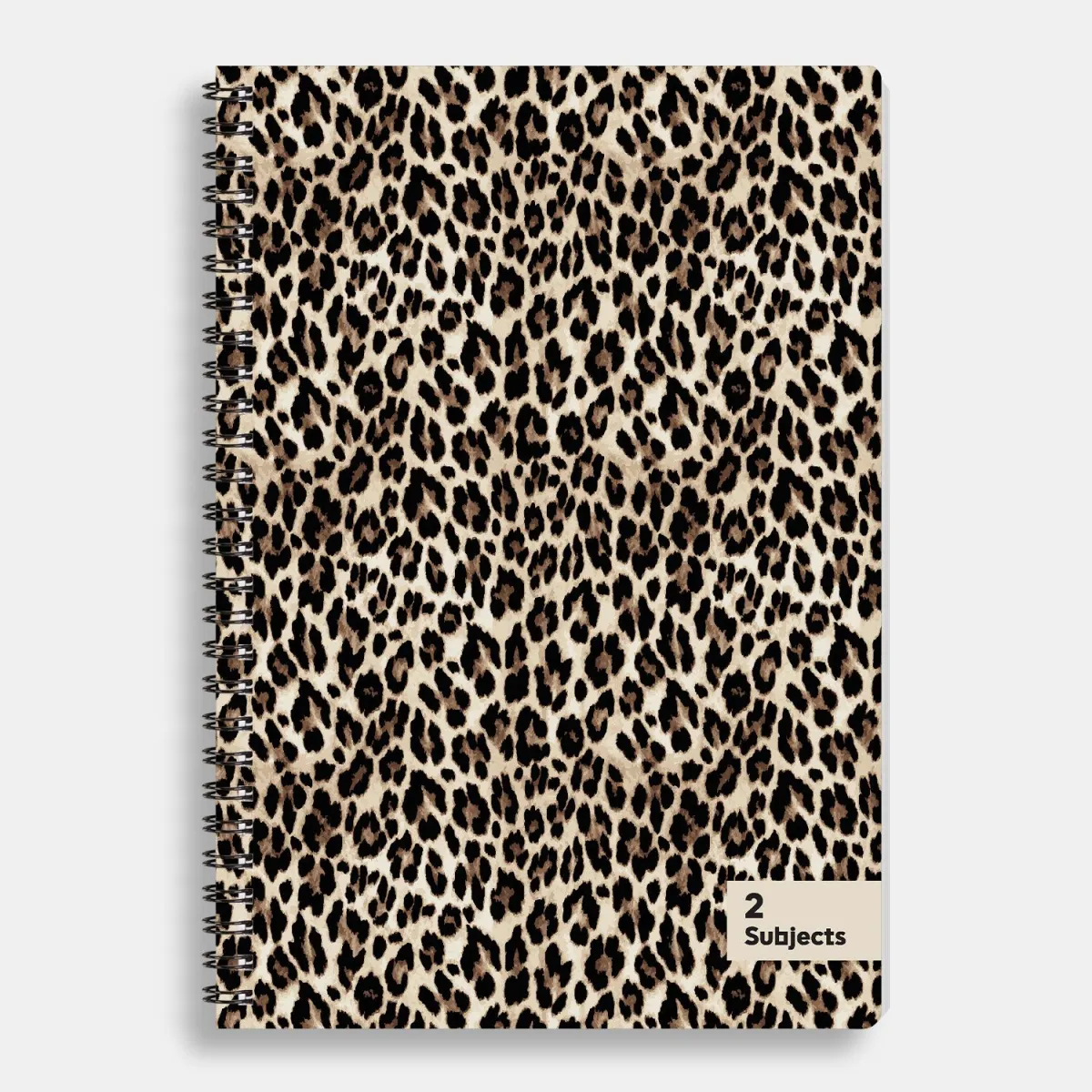 Sentio Τετράδιο Σπιράλ 17x25 2 Θεμάτων Leopard 70 Φύλλα