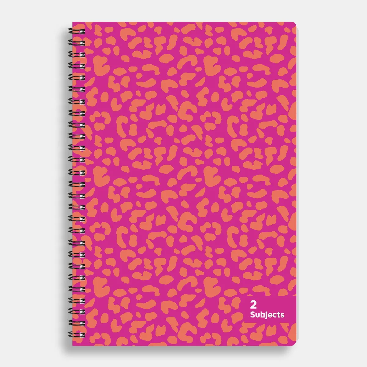Sentio Τετράδιο Σπιράλ 17x25 2 Θεμάτων Pink Leopard 70 Φύλλα