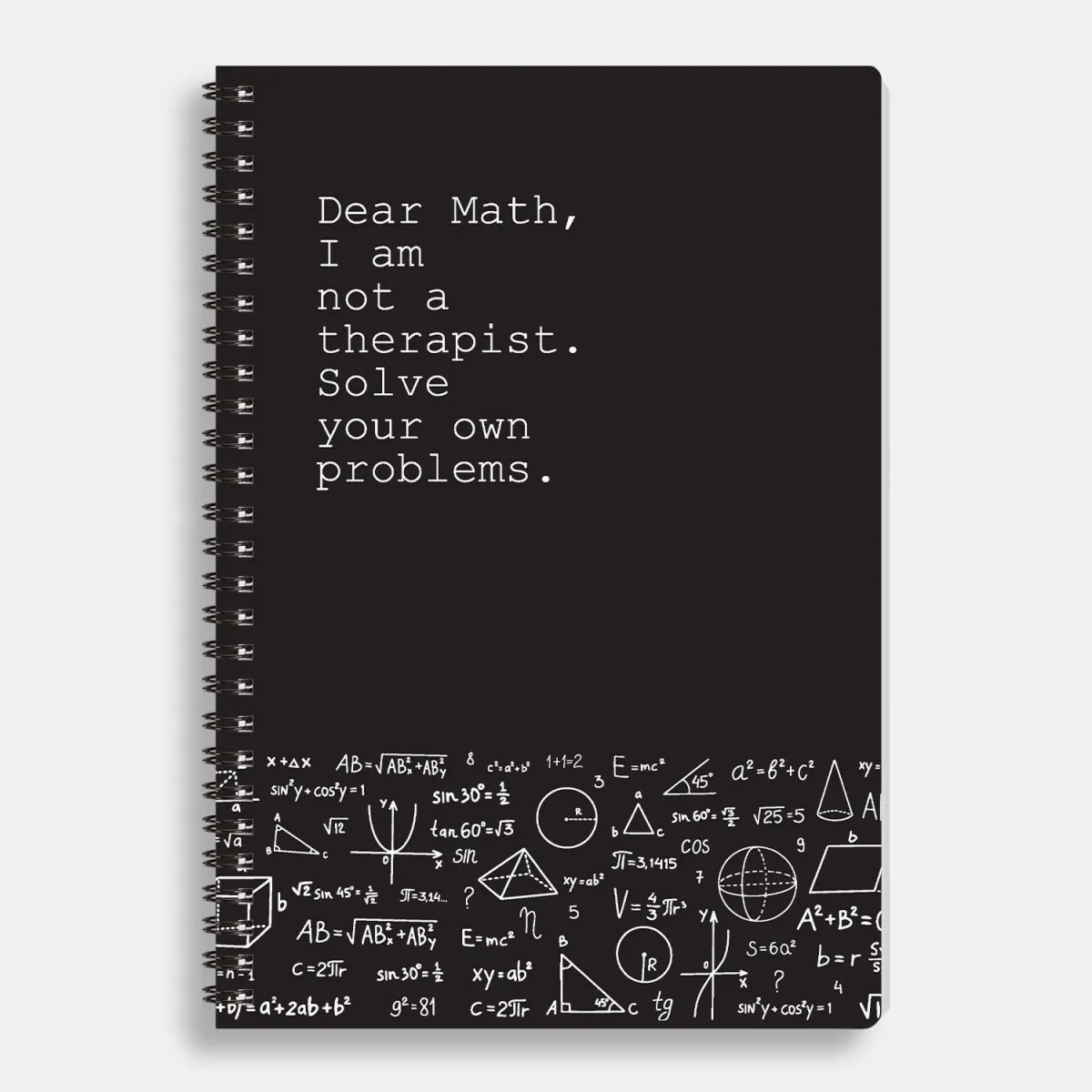 Sentio Τετράδιο Σπιράλ 17x25 Math 80 φύλλα