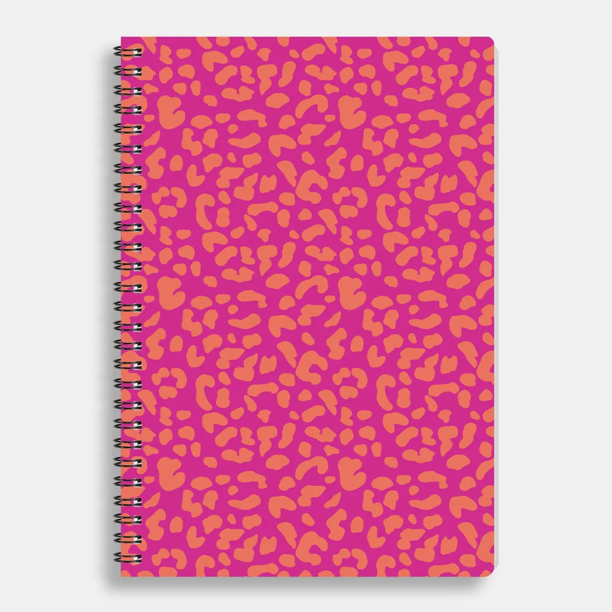 Sentio Τετράδιο Σπιράλ 17x25 Pink Leopard 80 φύλλα