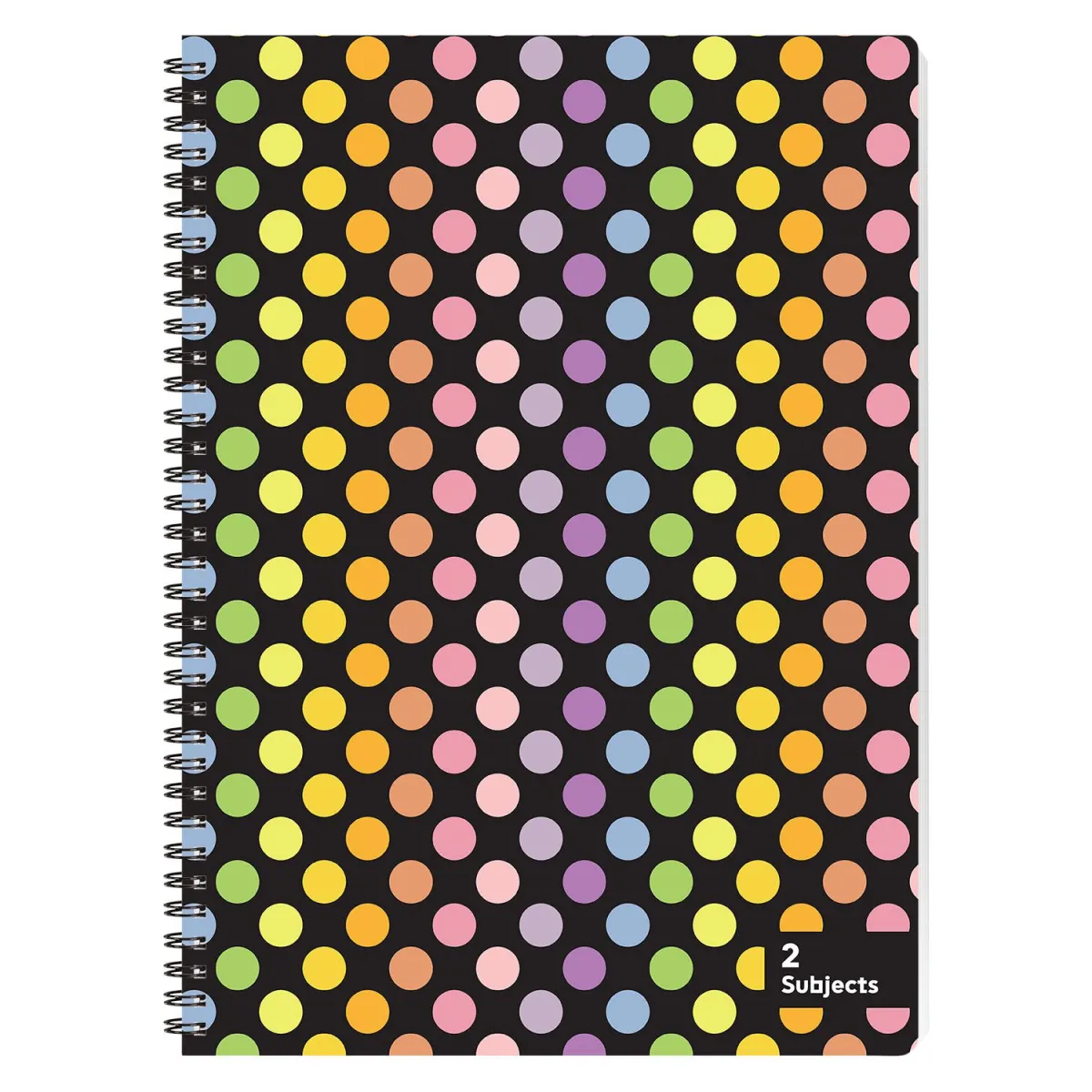 Sentio Τετράδιο Σπιράλ Α4 2 Θεμάτων Funky Dots 70 Φύλλα