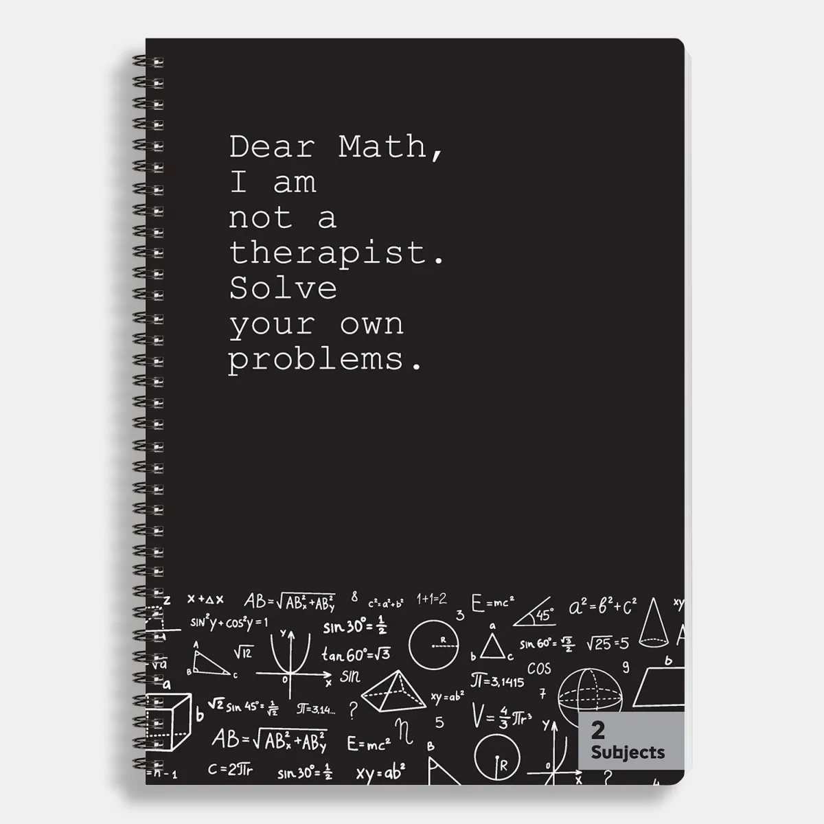 Sentio Τετράδιο Σπιράλ Α4 2 Θεμάτων Math 70 Φύλλα