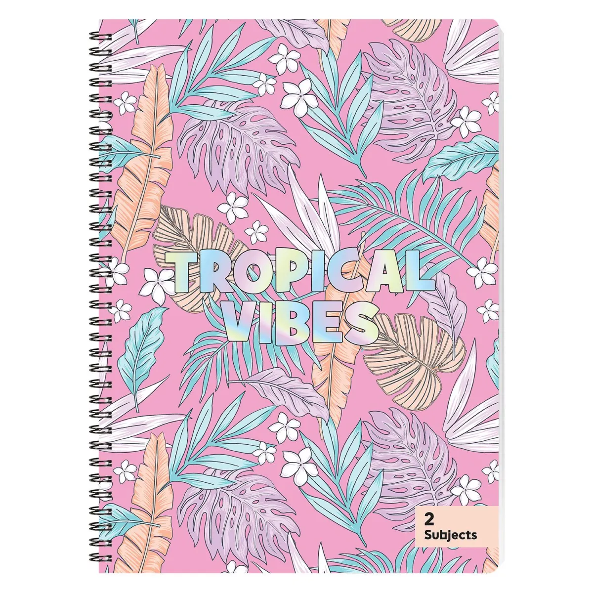Sentio Τετράδιο Σπιράλ Α4 2 Θεμάτων Tropical Vibes 70 Φύλλα
