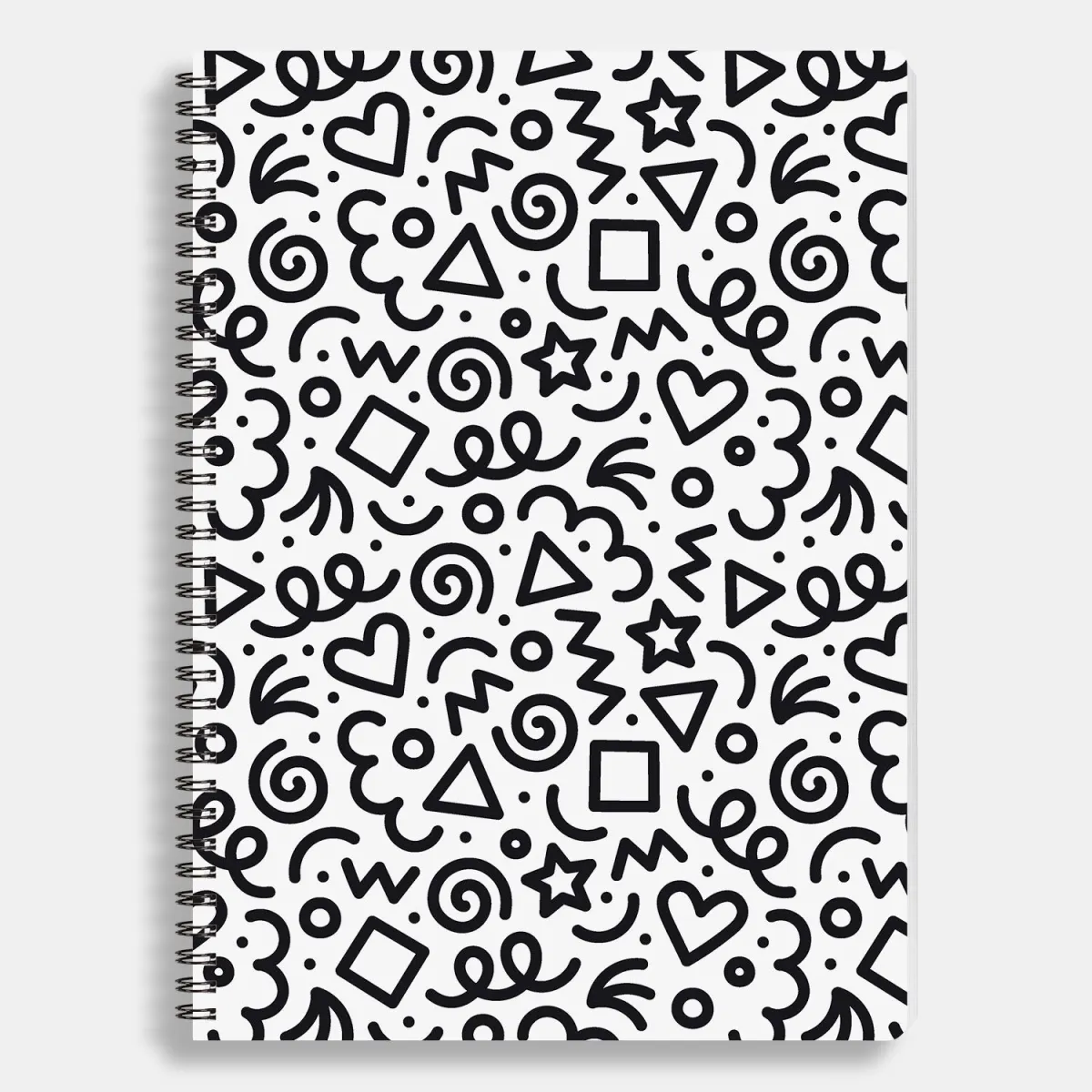 Sentio Τετράδιο Σπιράλ Α4 Doodle 80 φύλλων
