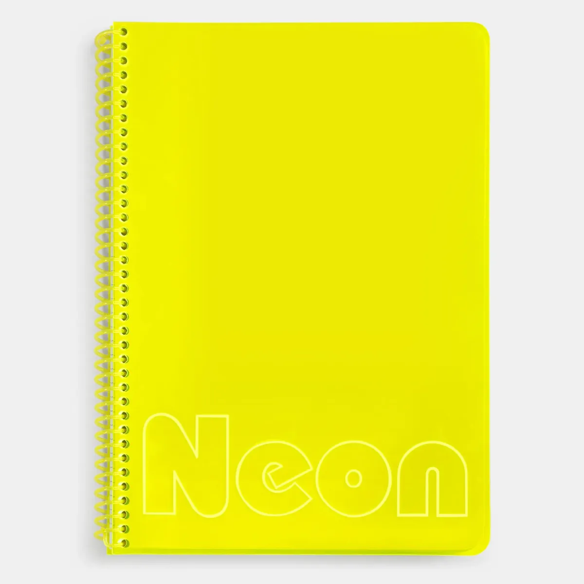Sentio Τετράδιο Σπιράλ Α4 Neon Κίτρινο 80 φύλλων