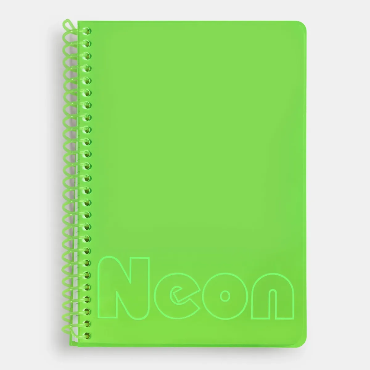Sentio Τετράδιο Σπιράλ Α5 Neon Πράσινο 80 φύλλων