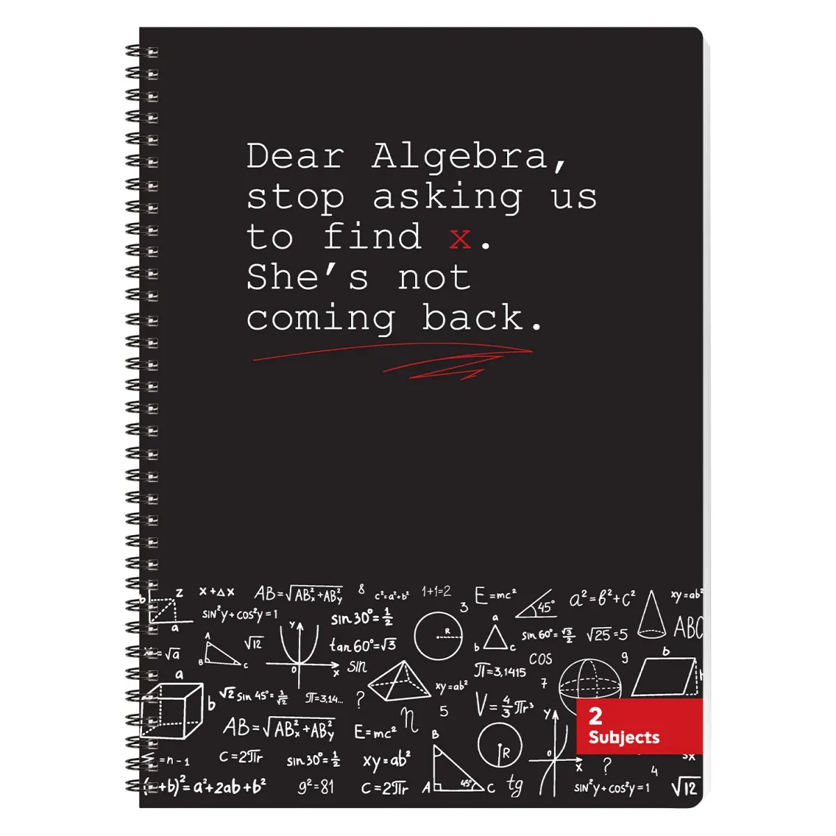 Sentio Τετράδιο Σπιραλ A4 2 Θεμάτων Math'S 70 Φύλλα
