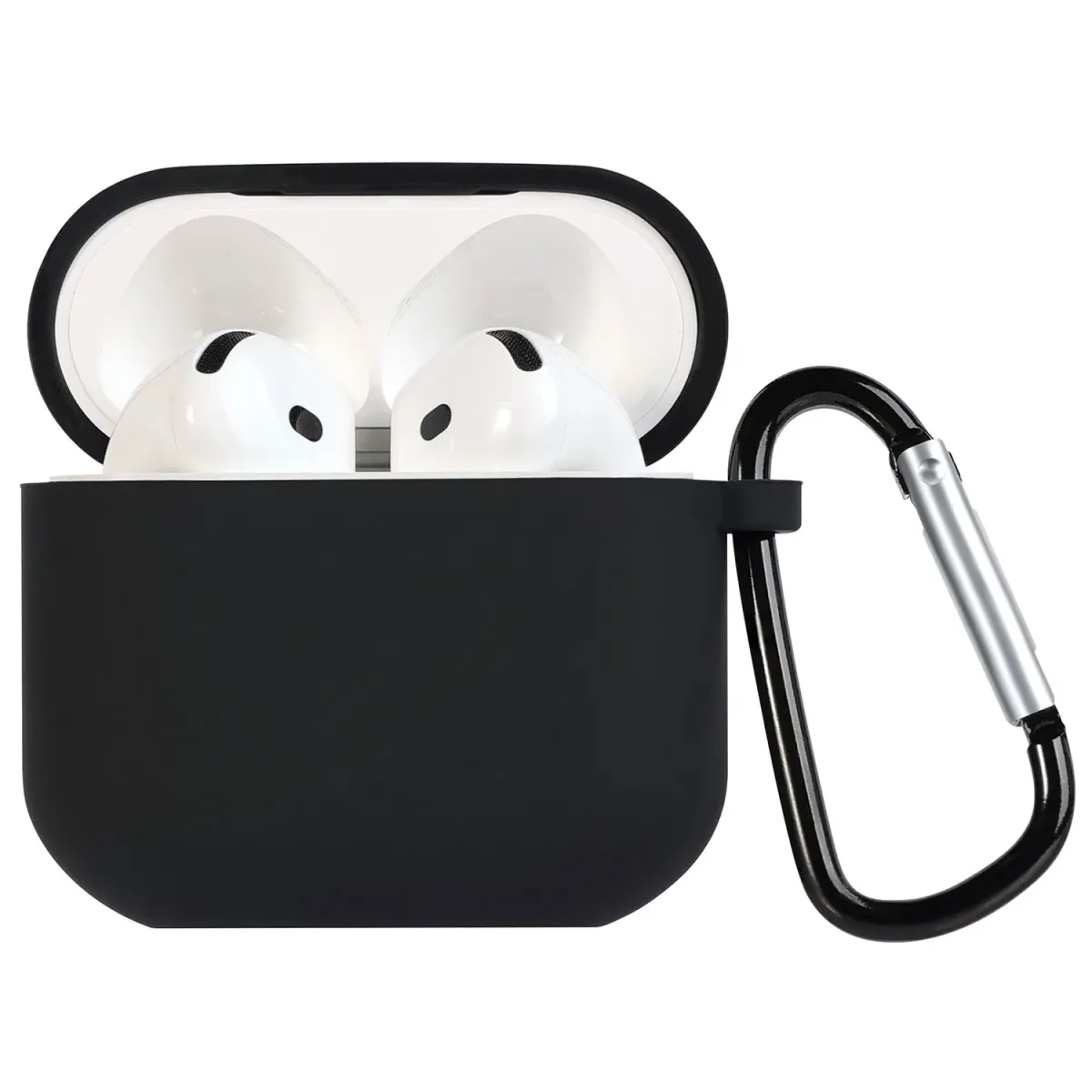 Sentio Θήκη Σιλικόνης για Airpods 4 / 5 Μαύρο