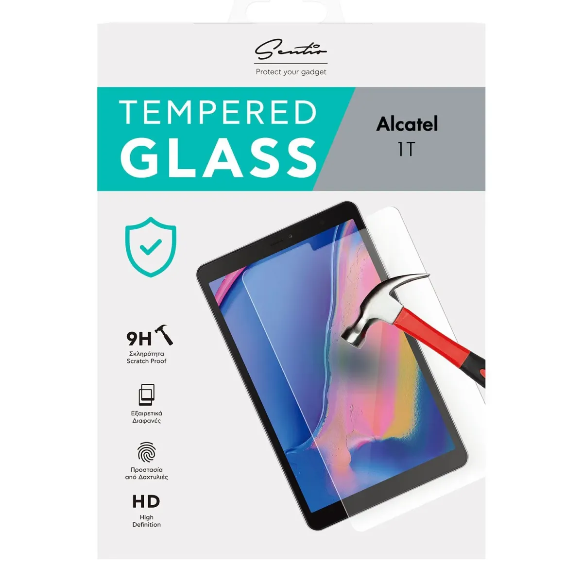 Sentio Γυαλί για Alcatel 1T