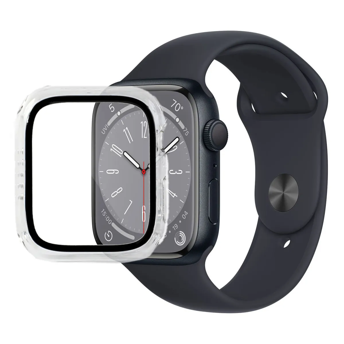 Sentio Θήκη Προστασίας AppleWatch 7 Διάφανο 41mm