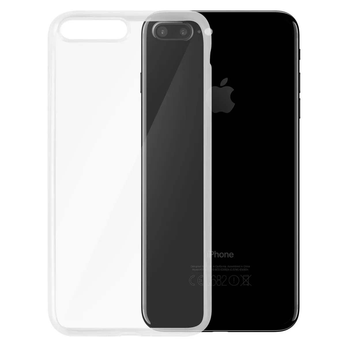 Θήκη Sentio Back Cover για iPhone 8/7 Plus Διάφανη