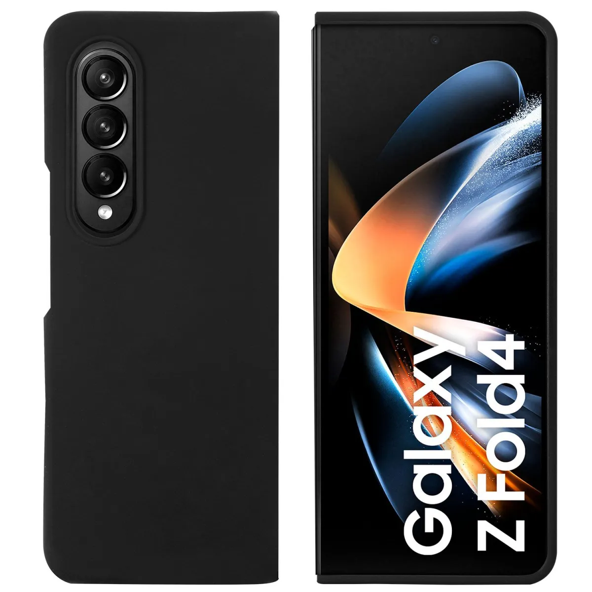 Θήκη Sentio Back Cover Samsung Galaxy Fold 4 Pure Μαύρη