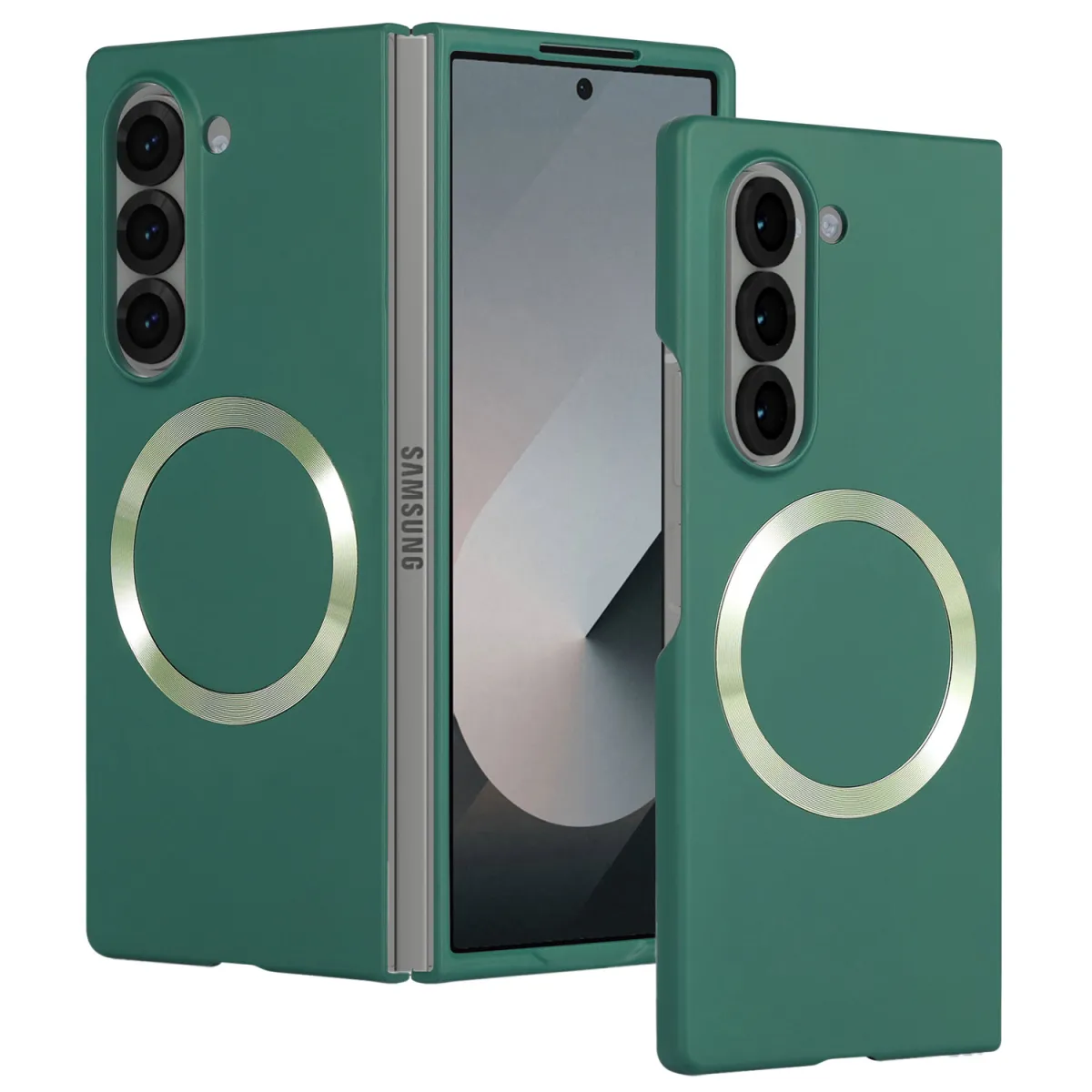Sentio Θήκη Back Cover για Samsung Z Fold 6 Oqulus Green