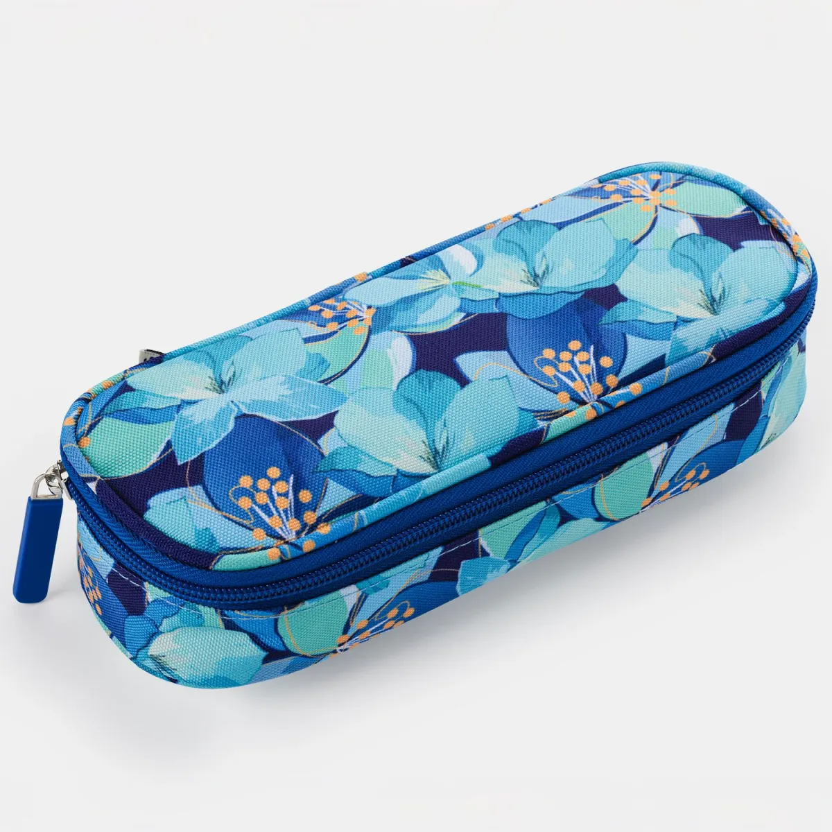 Sentio Κασετίνα Οβάλ Blue Flowers
