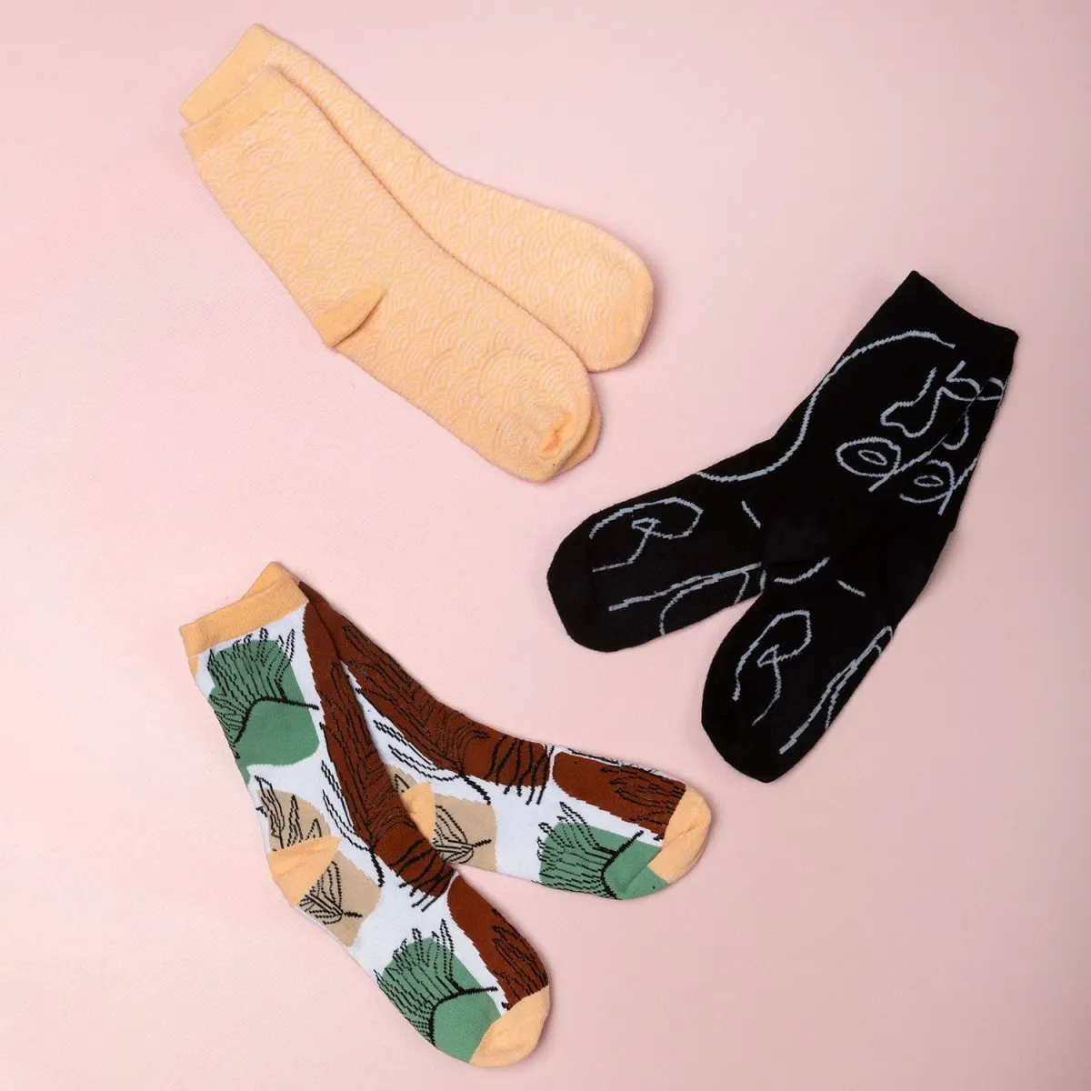 Sentio Σετ Κάλτσες Boho Patterns 3 τεμ.