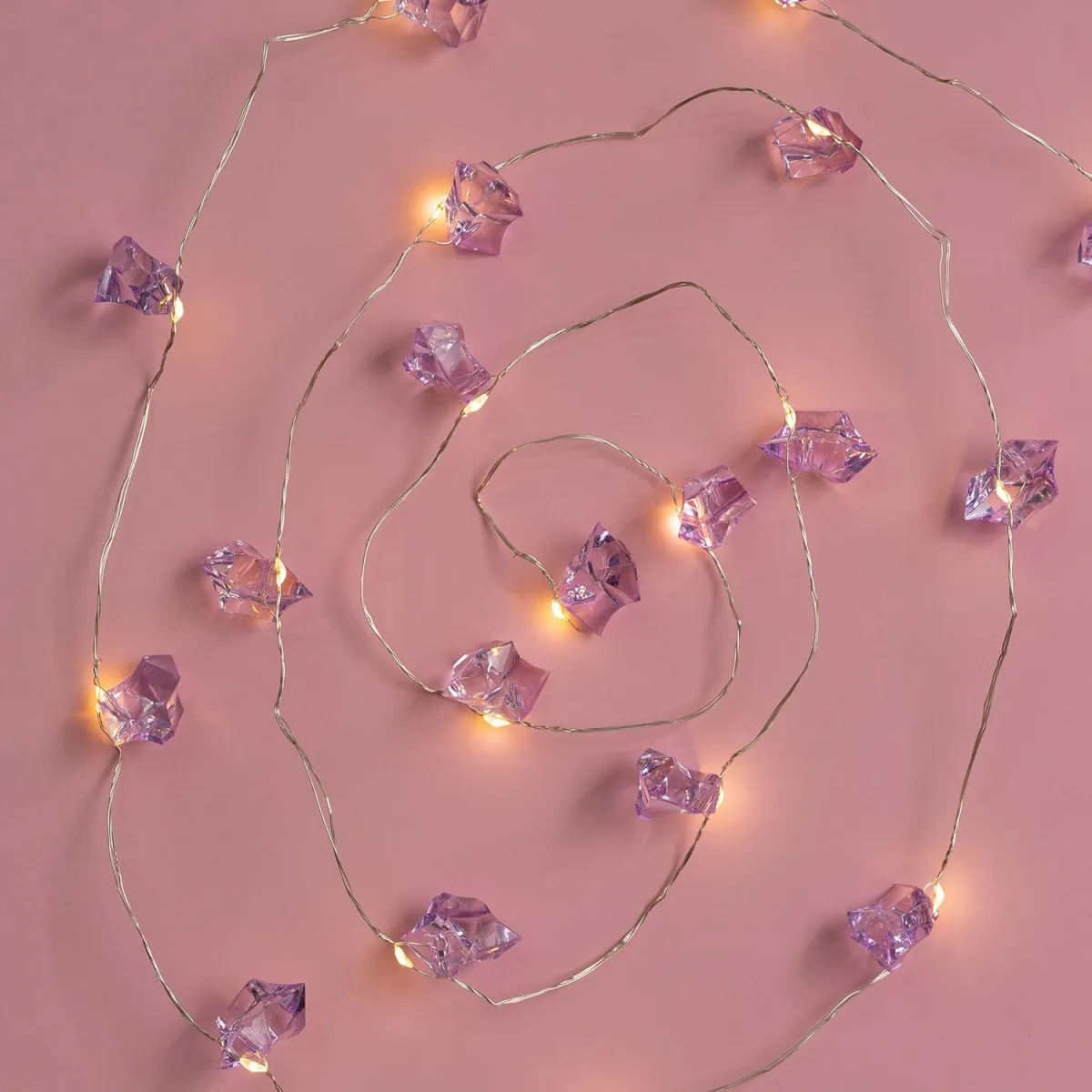 Sentio Φωτιστικά Λαμπάκια Crystals Purple
