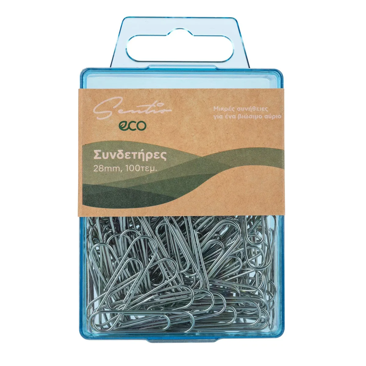 Sentio Συνδετήρες Μεταλλικοί Eco 28mm