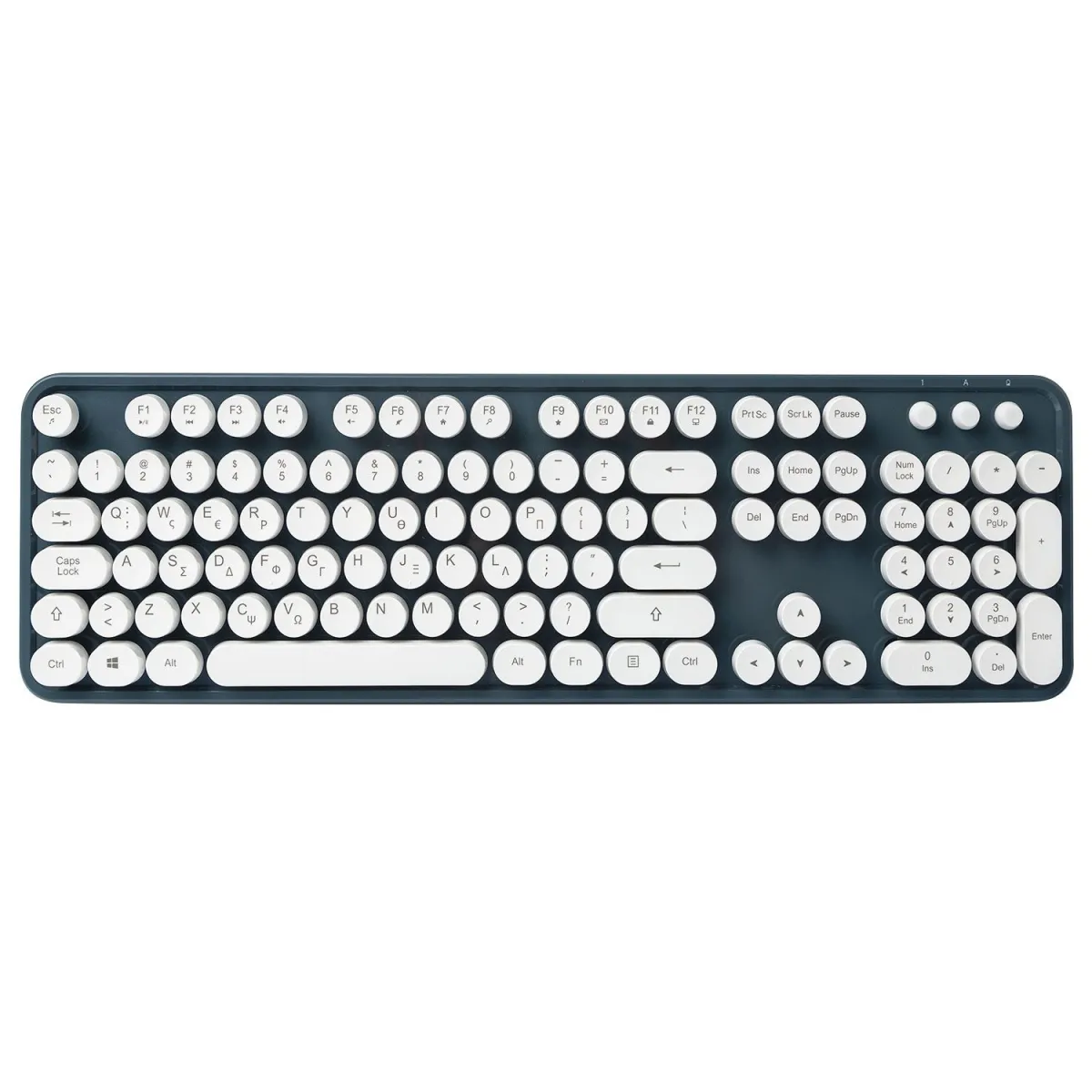 Sentio Κeyboard Retro Dark Blue