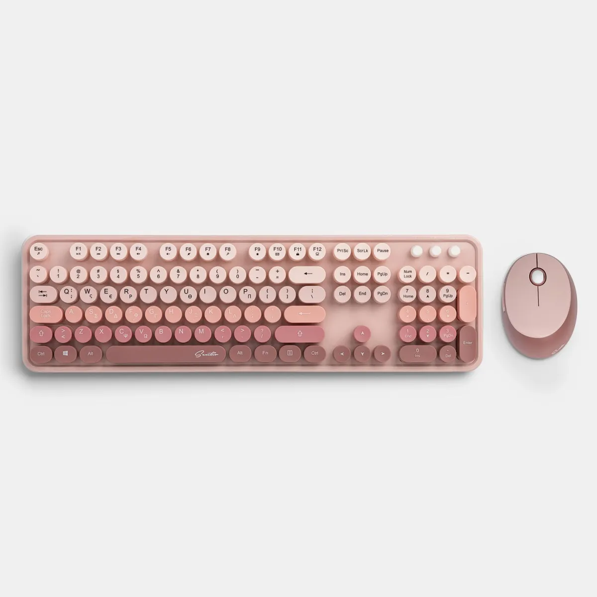 Sentio Πληκτρολόγιο-Ποντίκι Gradient Pink