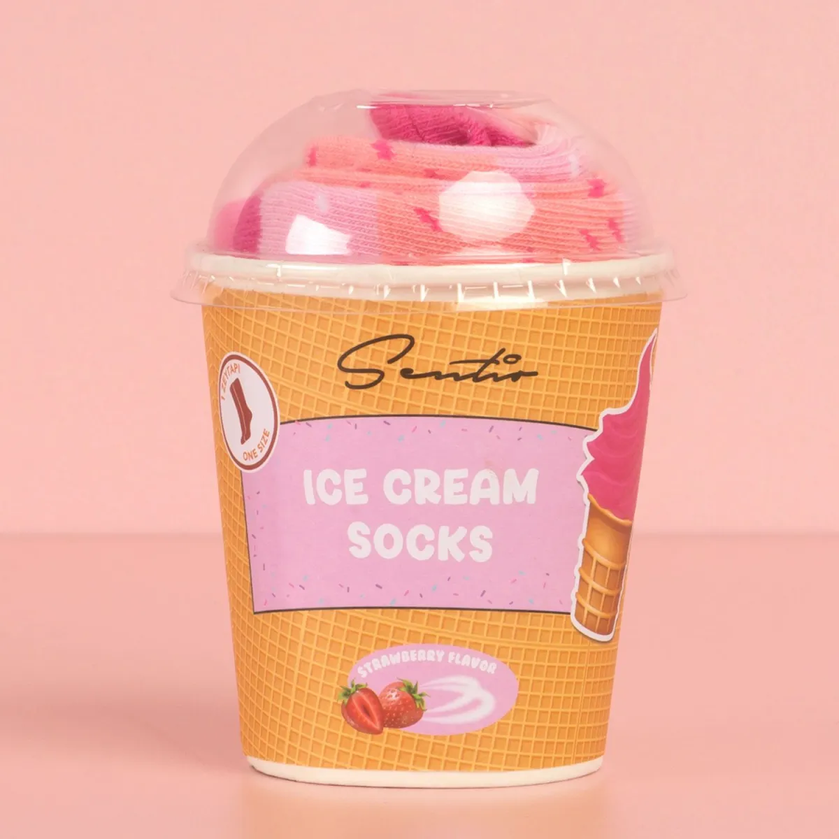 Sentio Κάλτσες Ice Cream Pink 1τεμ.