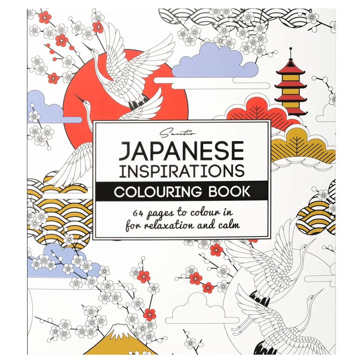 Sentio Βιβλίο Ζωγραφικής Japanese Inspirations