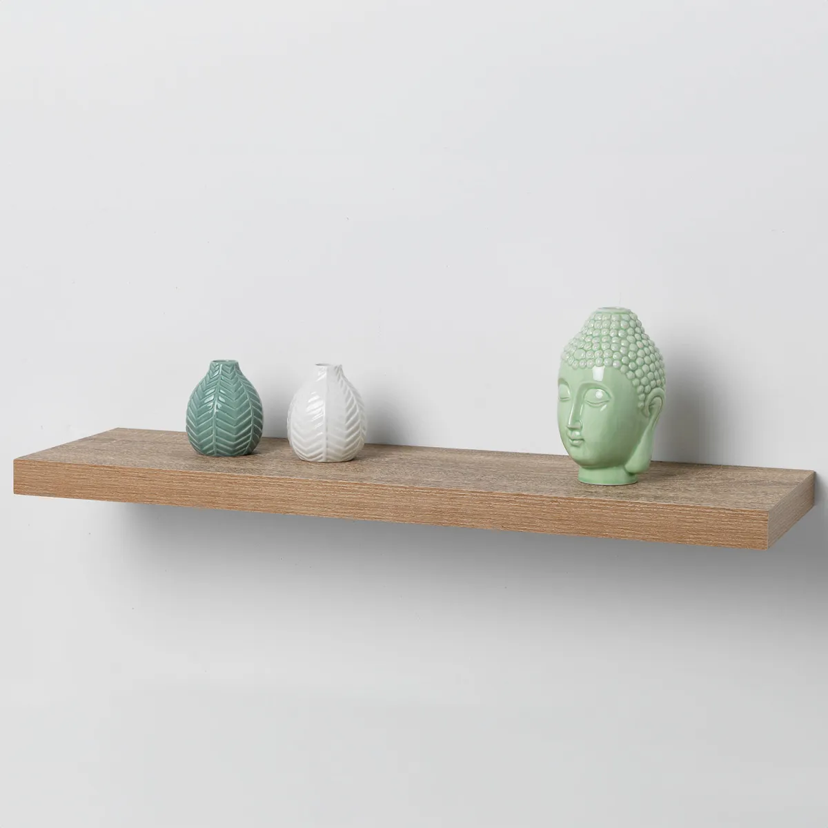 Sentio Ράφι Τοίχου Light Oak 80x23.5cm