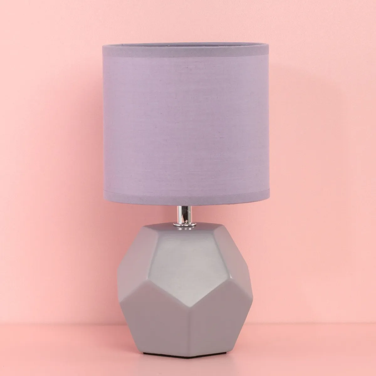 Sentio Επιτραπέζιο Φωτιστικό Με Καπέλο Light Purple