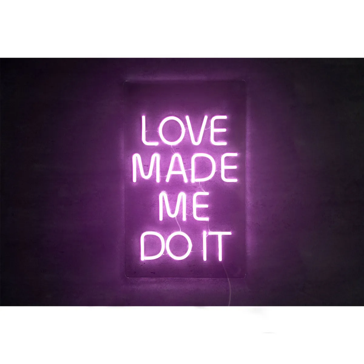 Sentio Φωτιστικό Neon LOVE MADE ME DO IT
